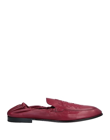 DOLCE&GABBANA Mokassins Bordeaux 100% Kalbsleder