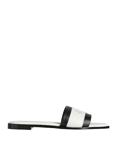 MCQUEEN Sandals White Leather