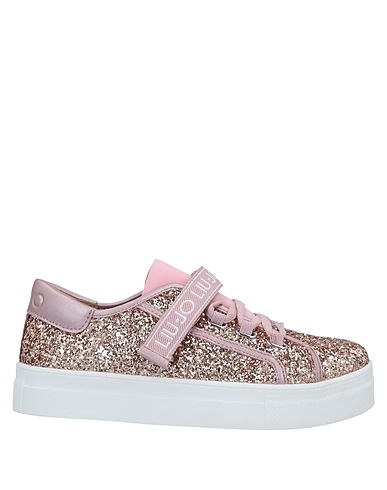 LIU •JO Sneakers Oro rosa Fibre tessili