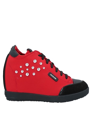 RUCOLINE Sneakers Red 90% Lycra®, 8% Calfskin, 2% Paint