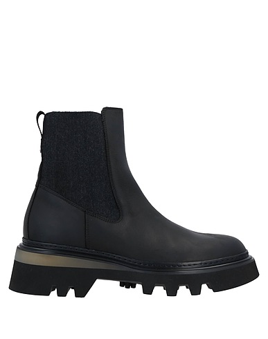 WOOLRICH Ankle boot LOGGER CHELSEA WOMEN RAIN
 Black 100% Calfskin, Textile fibers