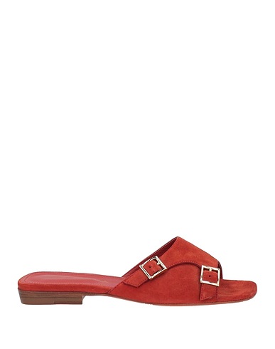 SANTONI Sandals Brick red Leather