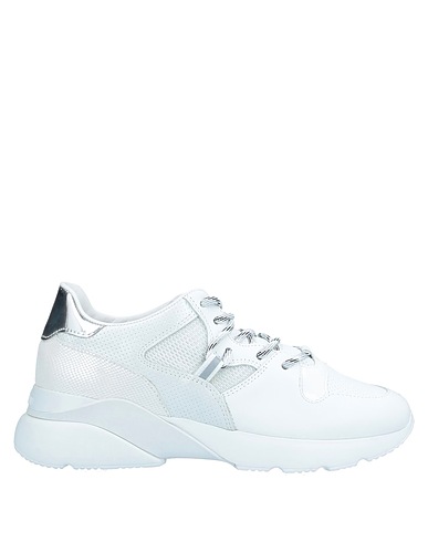 HOGAN Sneakers White Soft Leather, Textile fibers