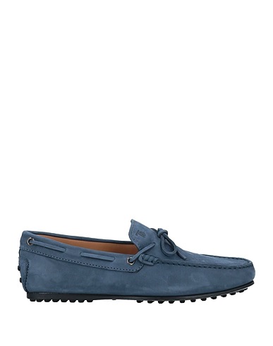 TOD'S Loafers Slate blue Calfskin