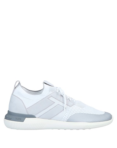 TOD'S NO_CODE Sneakers White Textile fibres, Soft Leather