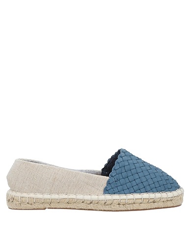 TOSCA BLU Espadrilles Slate blue Soft Leather, Textile fibers