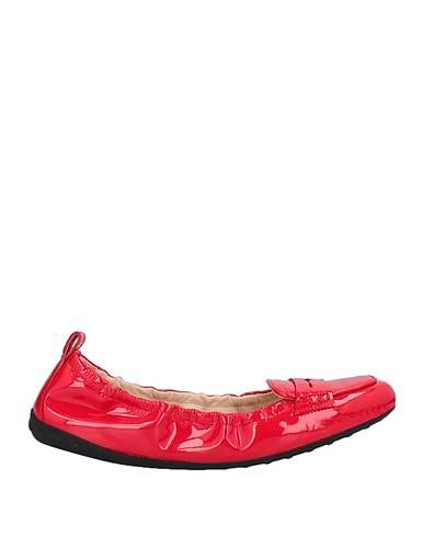 TOD'S モカシン レッド 革