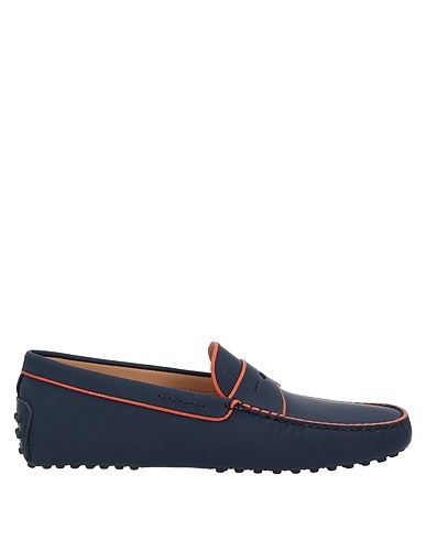 TOD'S Loafers Midnight blue Calfskin