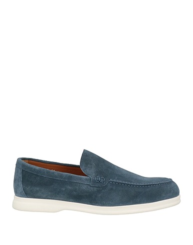 DOUCAL'S Loafers Slate blue Leather