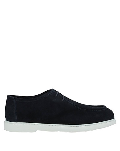 DOUCAL'S Laced shoes Midnight blue Leather