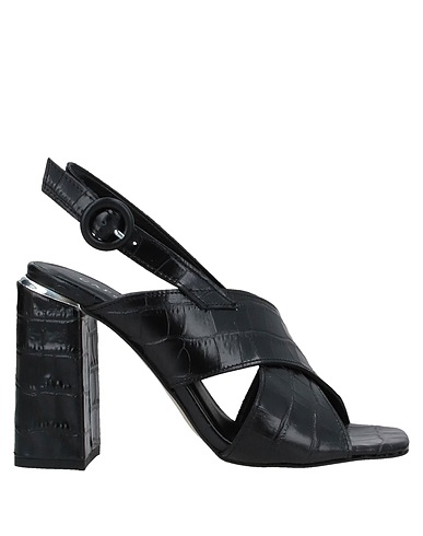 CAFèNOIR Sandals Black Soft Leather