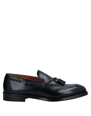 DOUCAL'S Loafers Black Leather