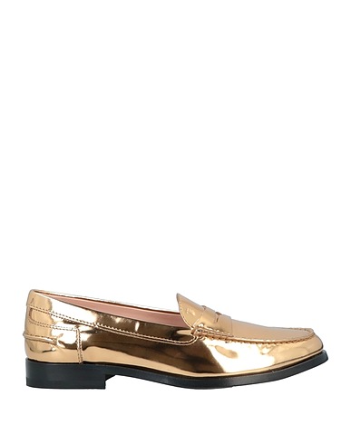 TOD'S Loafers Gold Soft Leather