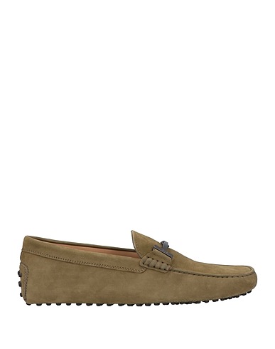 TOD'S Mocassino Verde militare Pelle