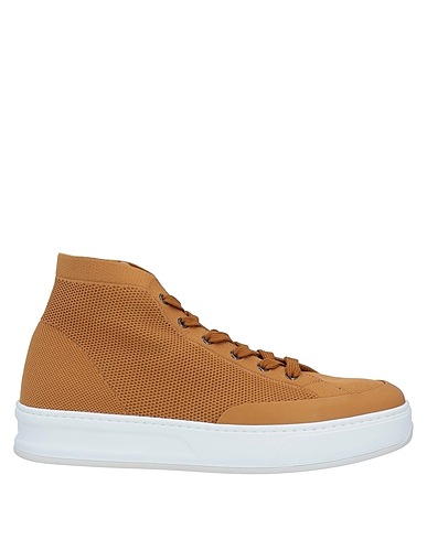 TOD'S Sneakers Camel Textile fibers, Soft Leather