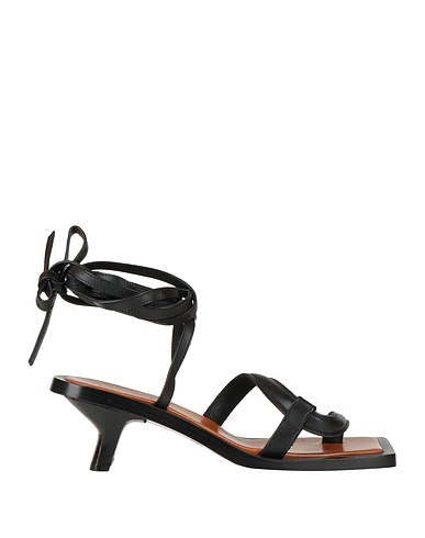 ERIKA CAVALLINI Flip flops Black Leather