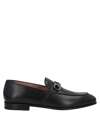 FERRAGAMO Loafers Black Calfskin