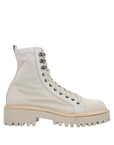 VIC MATIĒ Ankle boot Beige Textile fibres, Soft Leather
