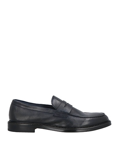 DOUCAL'S Loafers Midnight blue Soft Leather