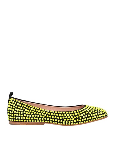 EDDY DANIELE Ballerine Verde lime Pelle, Cristallo Swarovski®