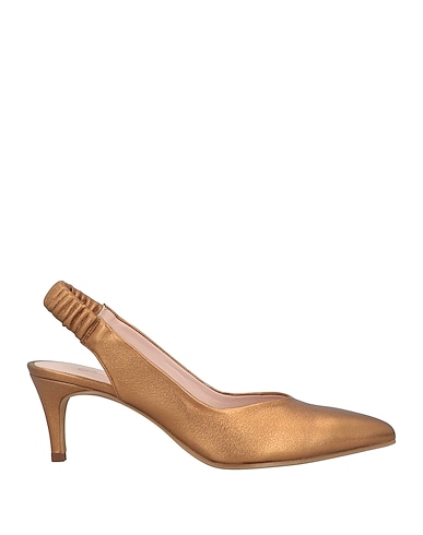 DANIELE ANCARANI Pump Bronze Soft Leather