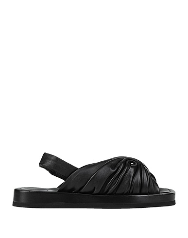 STRATEGIA Sandals Black Leather
