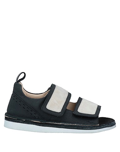 MOMA Sandals Black Soft Leather