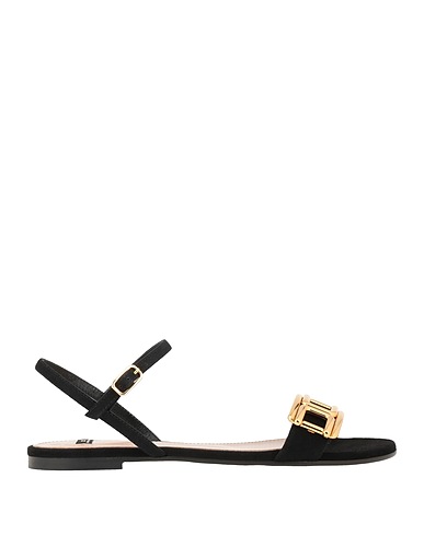 ELISABETTA FRANCHI Sandals Black Soft Leather