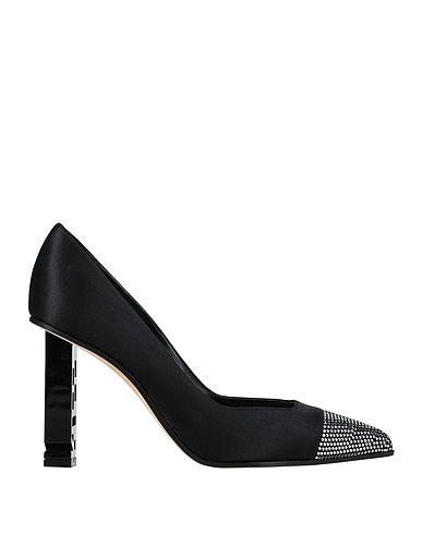 SERGIO ROSSI Pumps Schwarz Gewebefasern