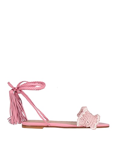 RED(V) Sandalen Rosa Leder, Andere Fasern