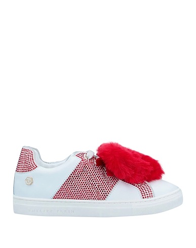 PHILIPP PLEIN Sneakers Bianco Pelle, Fibre tessili