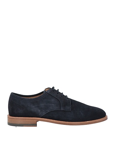 TOD'S Laced shoes Midnight blue Leather