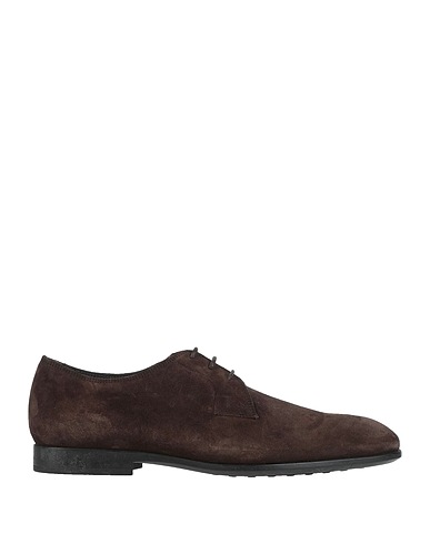 TOD'S Laced shoes Dark brown Leather