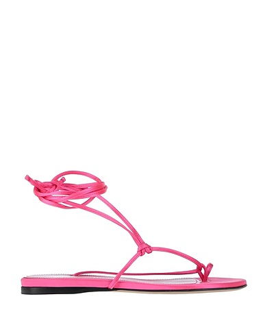 THE ATTICO Infradito Fucsia Fibre tessili