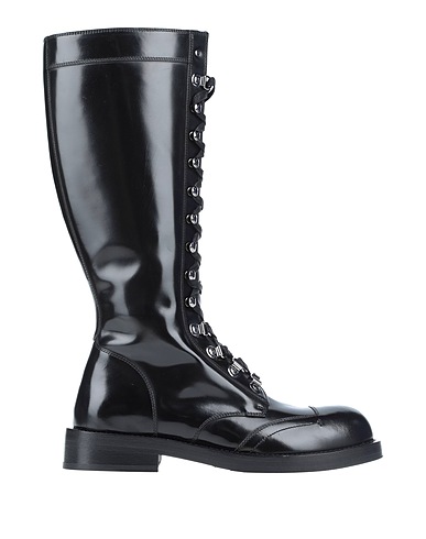 DOLCE&GABBANA Boots Black Leather