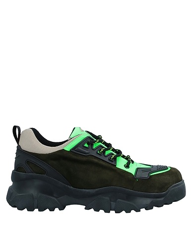 RZ STUDIO x NOOVA Sneakers Verde militare Fibre tessili, Pelle