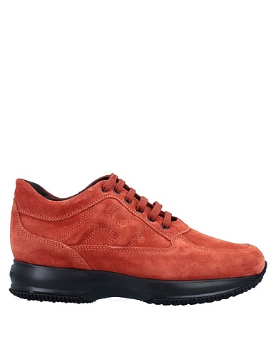 HOGAN Sneakers Rust Leather
