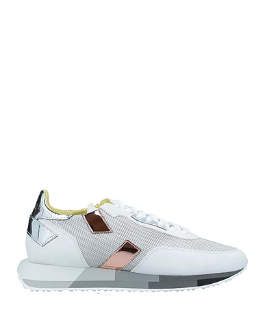 GHŌUD Venice Sneakers Silver Leather, Textile fibres