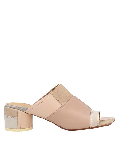 MM6 MAISON MARGIELA Flip flops Beige 100% Ovine leather, Cow leather