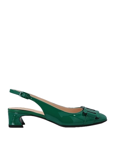 TOD'S Pumps Grün Leder