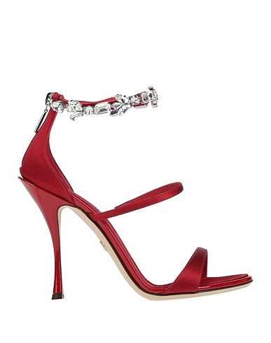 DOLCE&GABBANA Sandals Red Leather