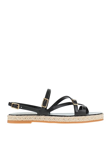 TOD'S Espadrilles Schwarz Leder