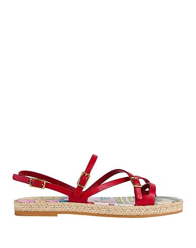 TOD'S Espadrilles Burgundy Soft Leather