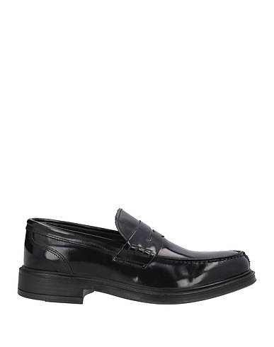 ALESSANDRO GILLES Loafers Black Leather