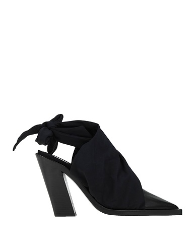 BURBERRY Mules and clogs Black 74% Nylon, 26% Polyurethane, Soft Leather