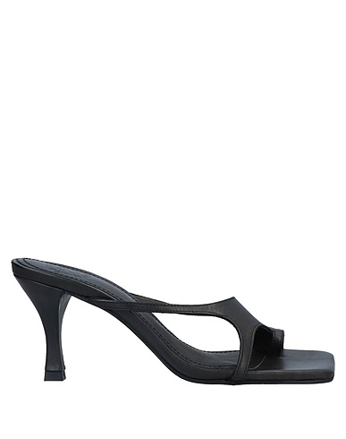 TSAKIRIS MALLAS Flip flops Black Leather