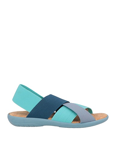 NR RAPISARDI Sandals Turquoise Textile fibers