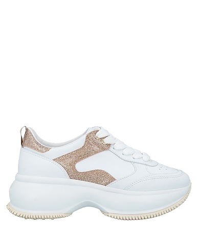HOGAN Sneakers White Soft Leather, Other Fibres