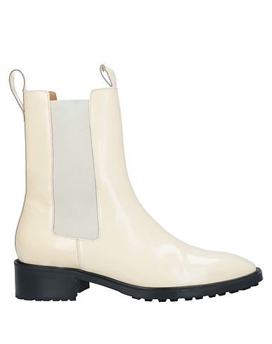 AEYDE Ankle boot Ivory Calfskin