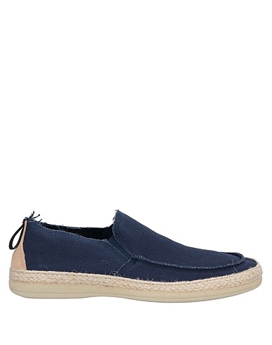 DOCKSTEPS Espadrillas Blu notte Fibre tessili, Pelle